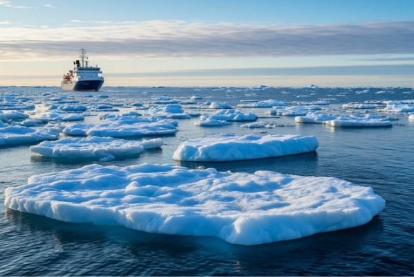 University scientists have discovered that tire and road debris are entering Arctic seas far from cities. University scientists have discovered that tire and road debris are entering Arctic seas far from cities.