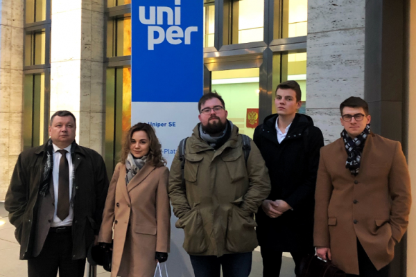 Gubkin University Master’s degree students made the educational trip to the Uniper SE facilities in Düsseldorf