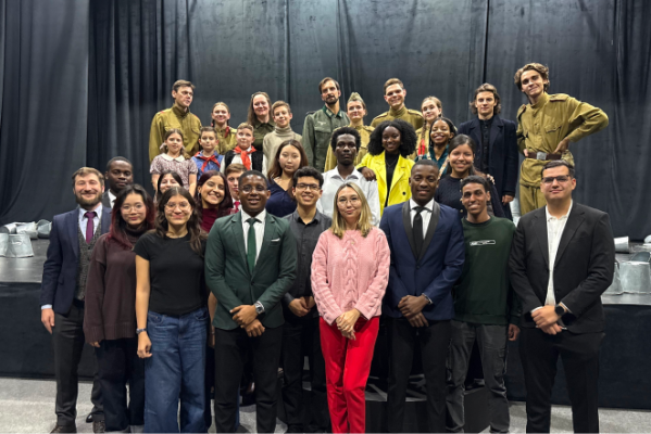 International university students learned about the history of the Great Patriotic War through a theatrical production