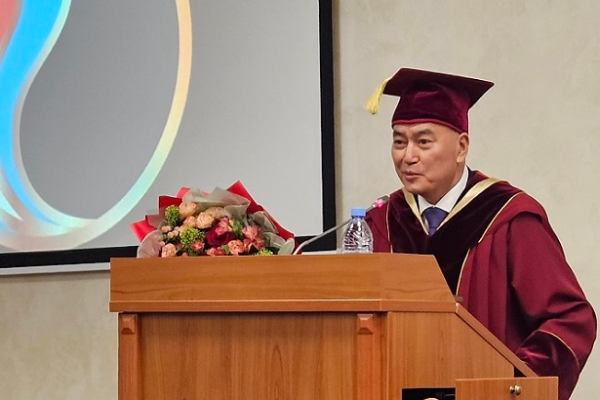 The First Deputy Board Member of JSC NC KazMunayGas has been awarded the title of "Honorary Doctor of Gubkin University."