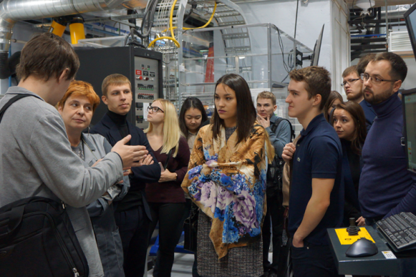 Gubkin University students made a study tour to Skoltech Center for Hydrocarbon Recovery