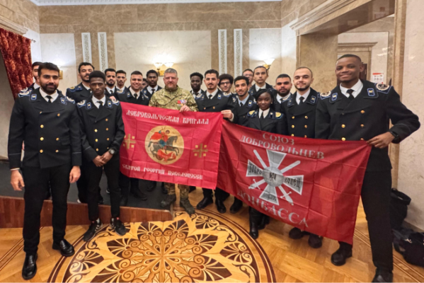 Gubkin University students at a meeting of participants in the literary and patriotic project of the Assembly of the Peoples of Russia "Russian Readings"
