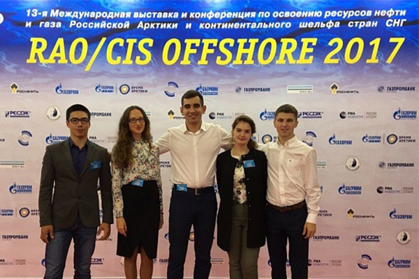 Gubkin University delegates at the 13th International Conference and Exhibition for Oil and Gas Resources Development of the Russian Arctic and CIS Continental Shelf