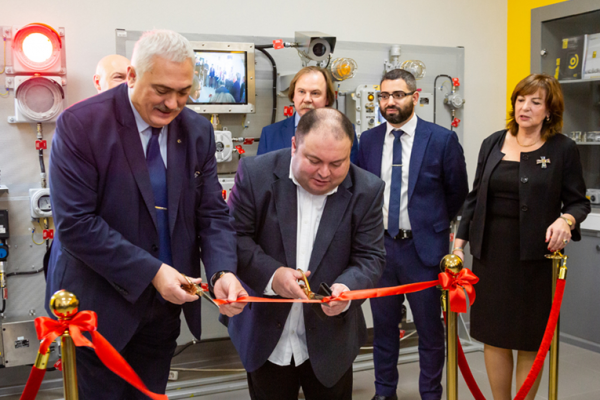 The opening of the modernized laboratory for working with explosion-proof electrical equipment was held at Gubkin University