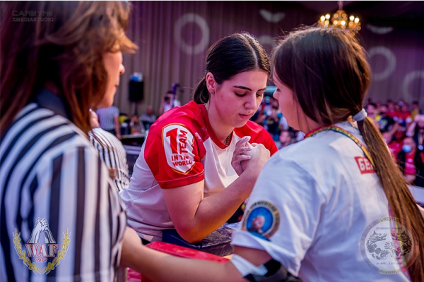 Gubkin University student became the world armwrestling champion among youth