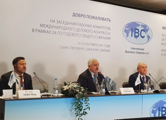 Rector Viktor Martynov participated in the General Meeting of the International Business Congress