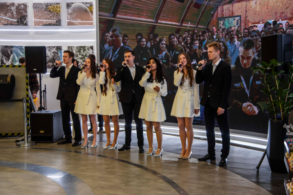 Gubkin University at the opening ceremony of Student Days in the Rosneft pavilion at VDNKh