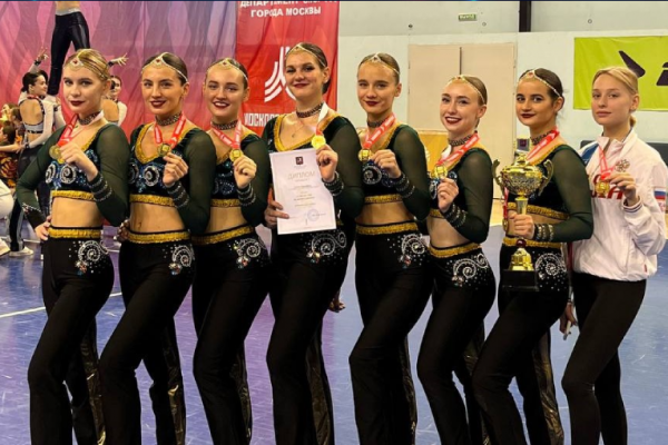 Gubkin University teams are the winners of Moscow Championship in fitness and step aerobics