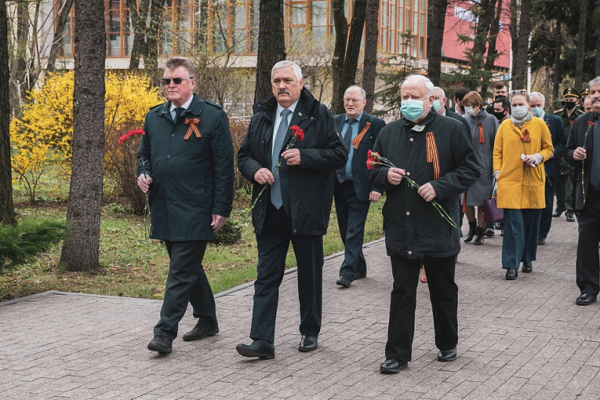 Gubkin University faculty members and students marked the 76th anniversary of Victory in the Great Patriotic War