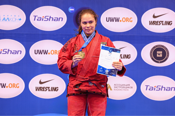 University student is a two-time winner of the World Junior Grappling Championship 