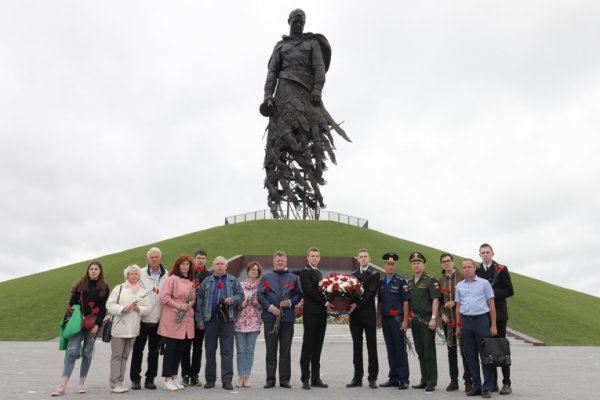 Gubkin University delegation visited the Rzhev Memorial to the Soviet Soldier