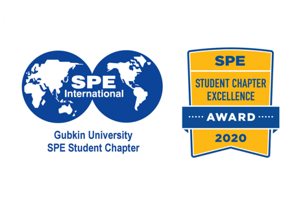Gubkin University SPE Student Chapter received Student Chapter Excellence Award